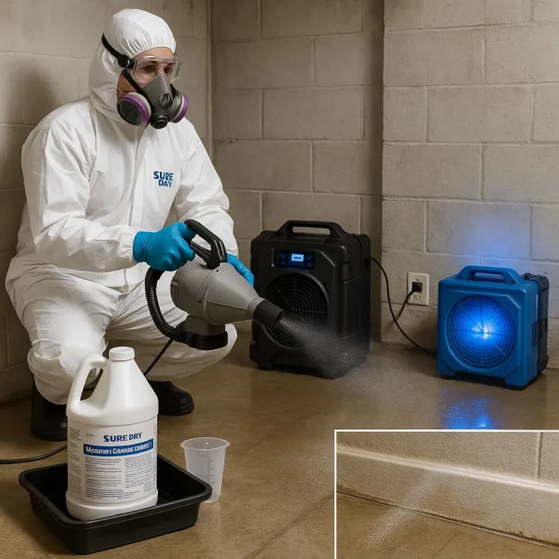 Sanitization and Odor Removal process in Pine Ridge at Crestwood, NJ