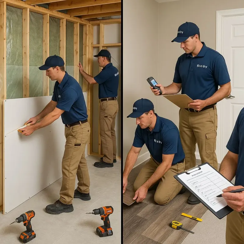 Repairs and Reconstruction process in Pine Ridge at Crestwood, NJ