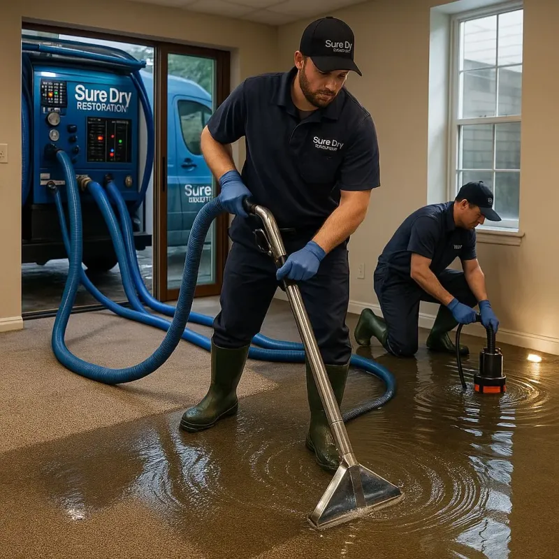 Water Extraction and Removal process in Pine Ridge at Crestwood, NJ